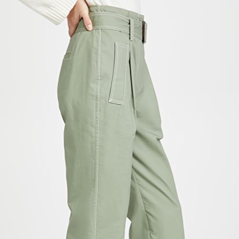 Jonathan Simkhai Green Utility Pants